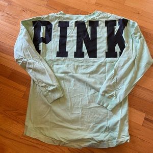 Victoria’s Secret PINK Light Green Spirit Jersey